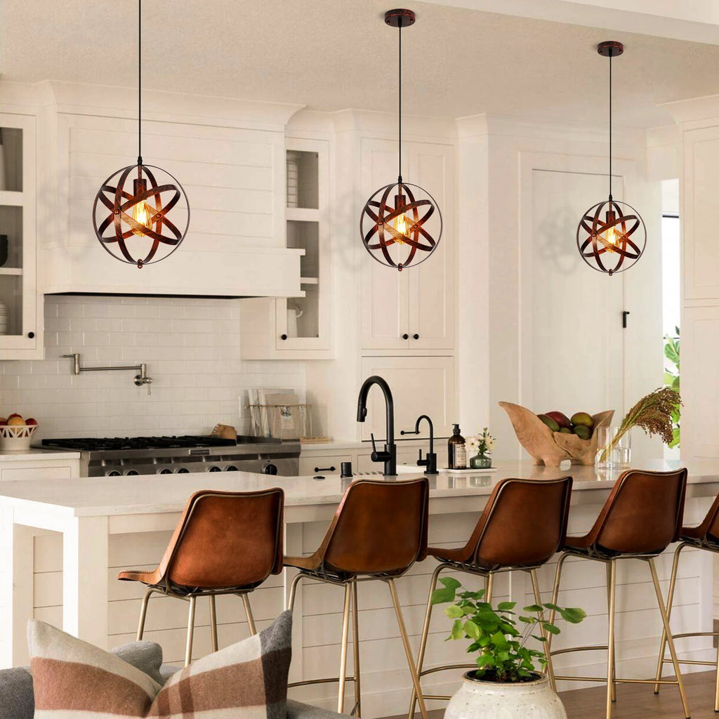 Orbita Vintage Metal Pendant Light
