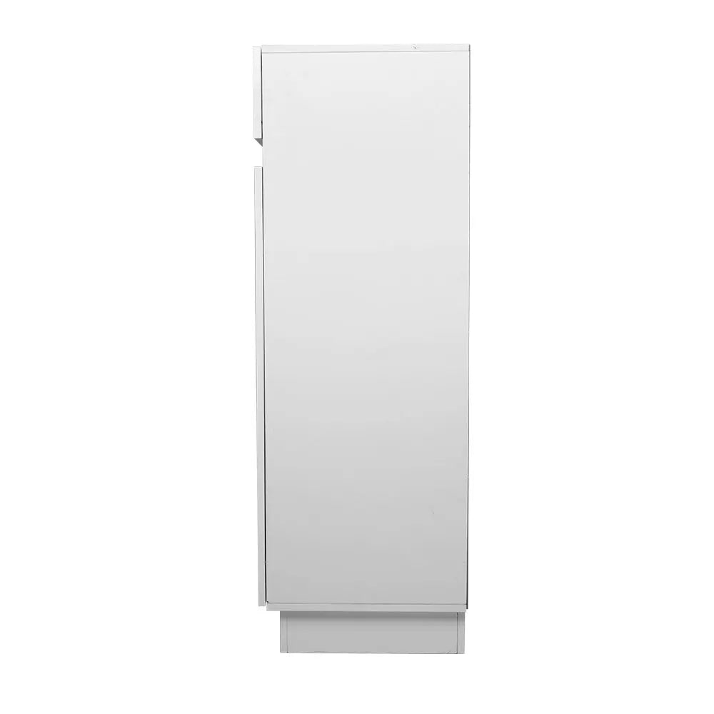 Artiss High Gloss Shoe Cabinet with Adjustable Shelves & Storage Drawers