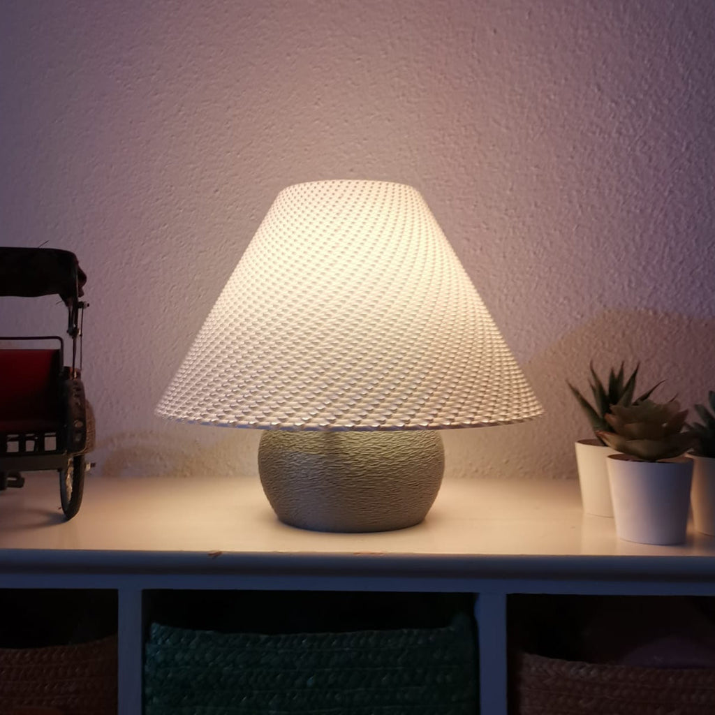 Aurora Weave Cordless Table Lamp | Rechargeable Ambient Light