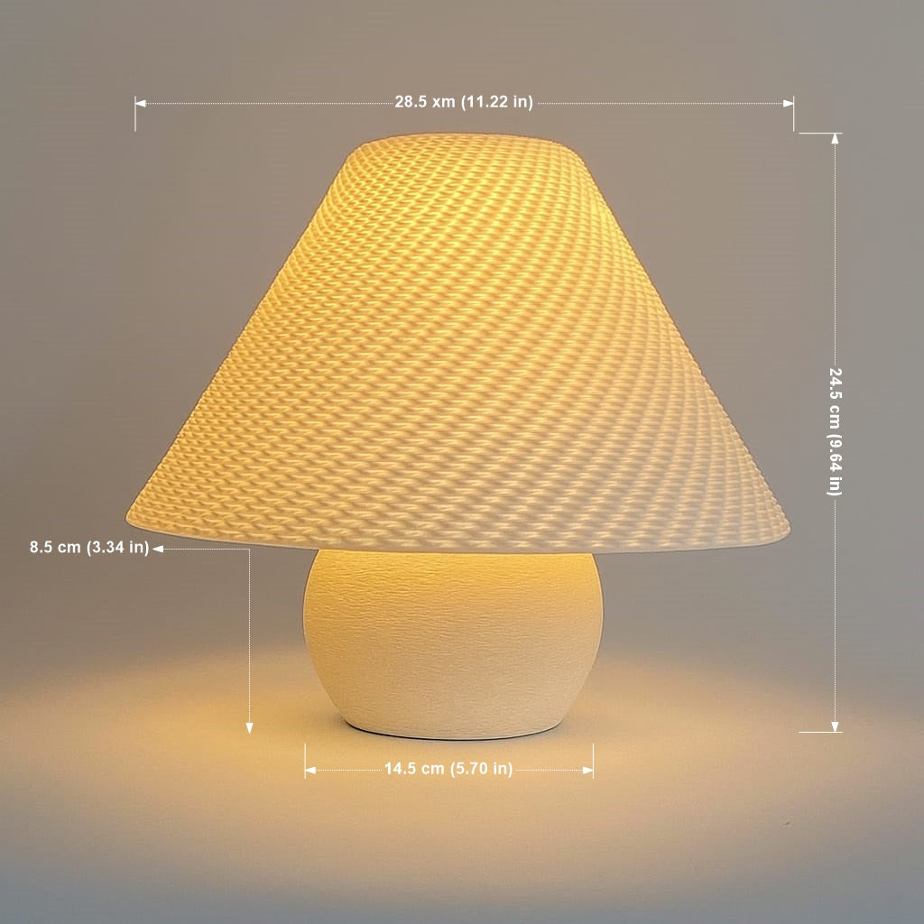 Aurora Weave Cordless Table Lamp | Rechargeable Ambient Light