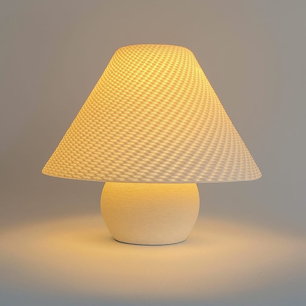 Aurora Weave Cordless Table Lamp | Rechargeable Ambient Light