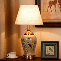 Maison Ceramic Table Lamp – Classic Fabric Shade Accent Lamp