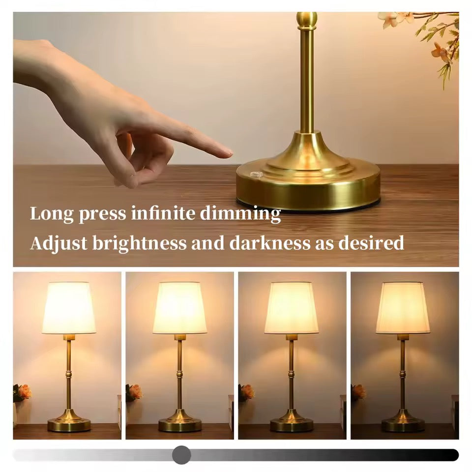 Modern Fabric Bedside Table Lamp