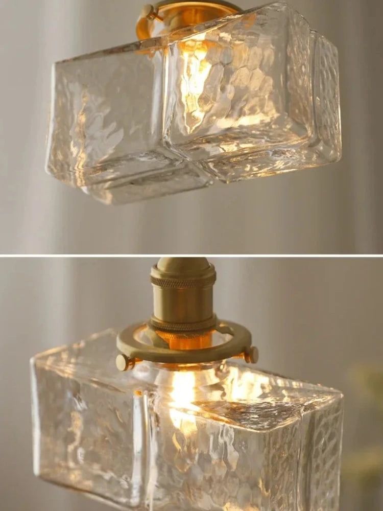 Lumière Reeded Glass Pendant Light