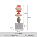 Nordic Balance Stone Sculpture – Modern Floor Décor
