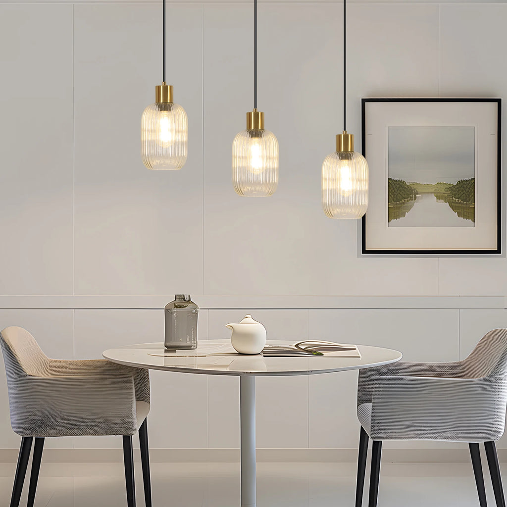 The Monaco 3-Light Glass Chandelier