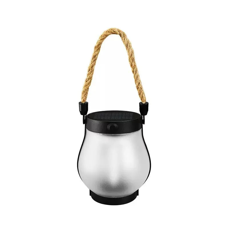 Solar Flame Effect Lantern – Portable Outdoor Light