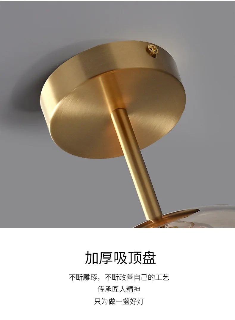 Minimalist Glass Pendant Light