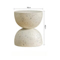 Nordic Cream Round Side Table | Designer Small Coffee Table & Bedside Table