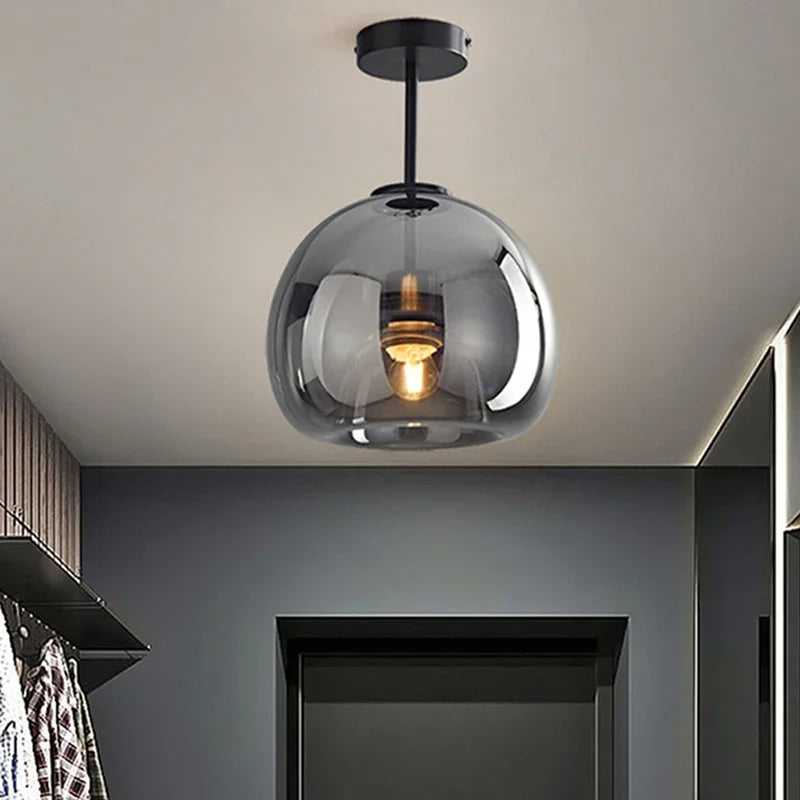 Minimalist Glass Pendant Light