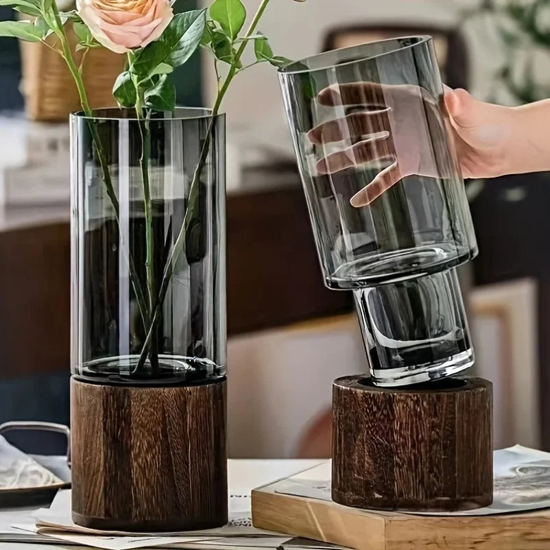 Nordhaven Glass Cylinder Vase