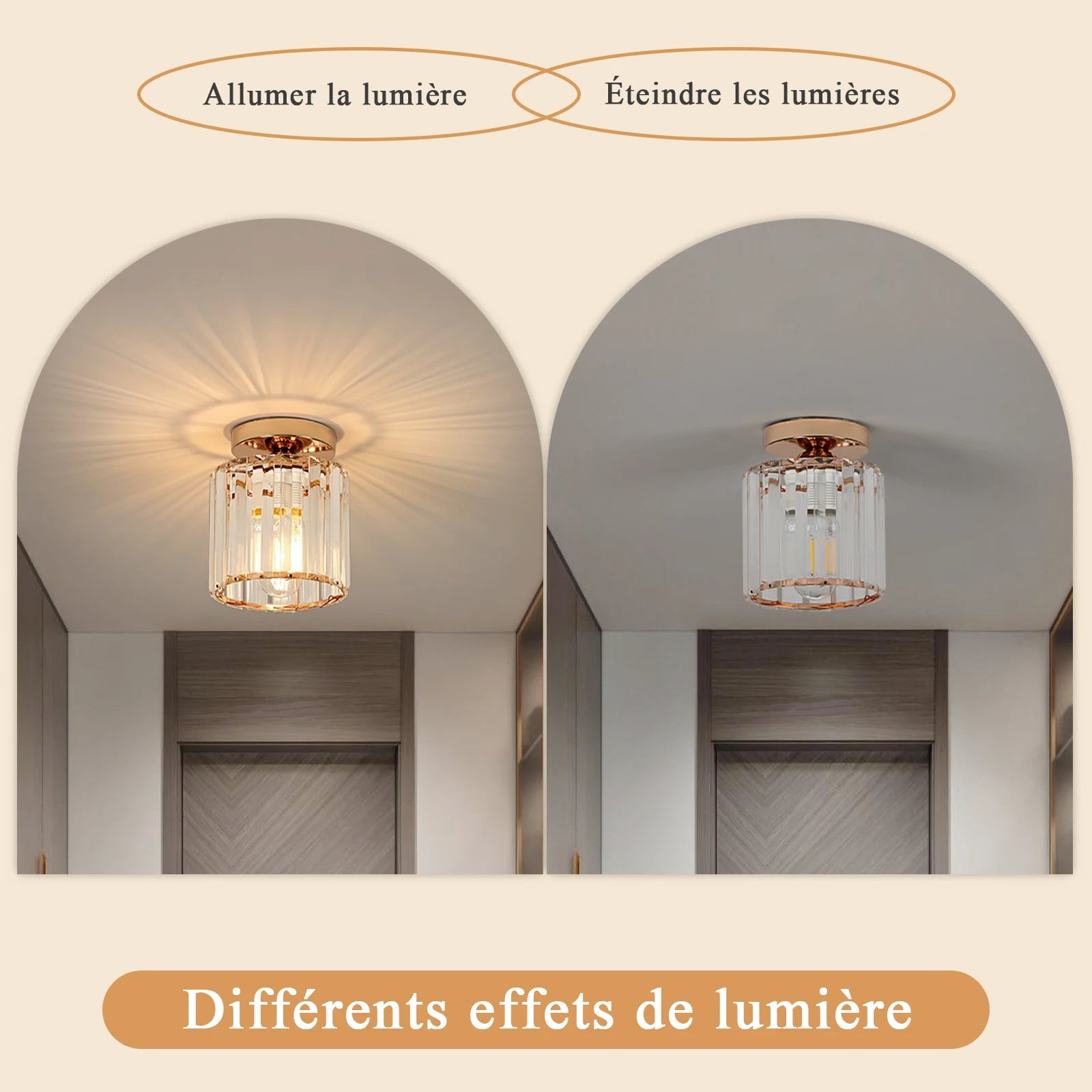 Hudson 4-Light Sculptural Ceiling Light