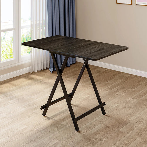 100cm Modern Folding Dining Table – Black