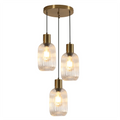 The Monaco 3-Light Glass Chandelier