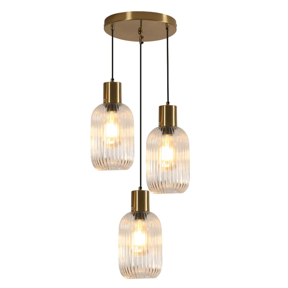 The Monaco 3-Light Glass Chandelier