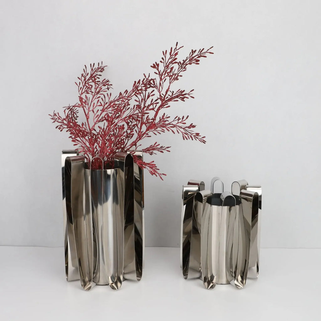 Aureon Sculptural Ceramic Vase