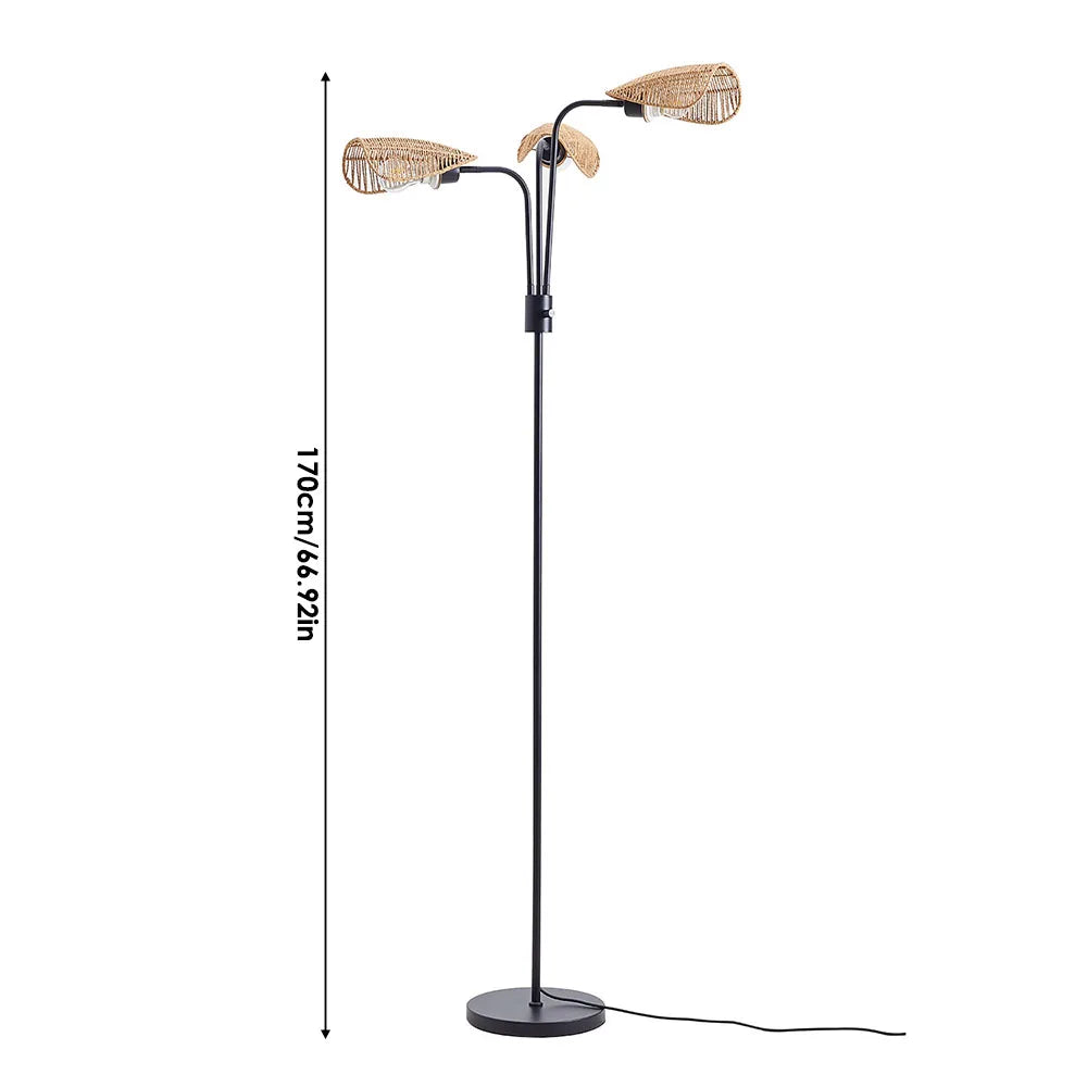 Solara Woven Rope Floor Lamp