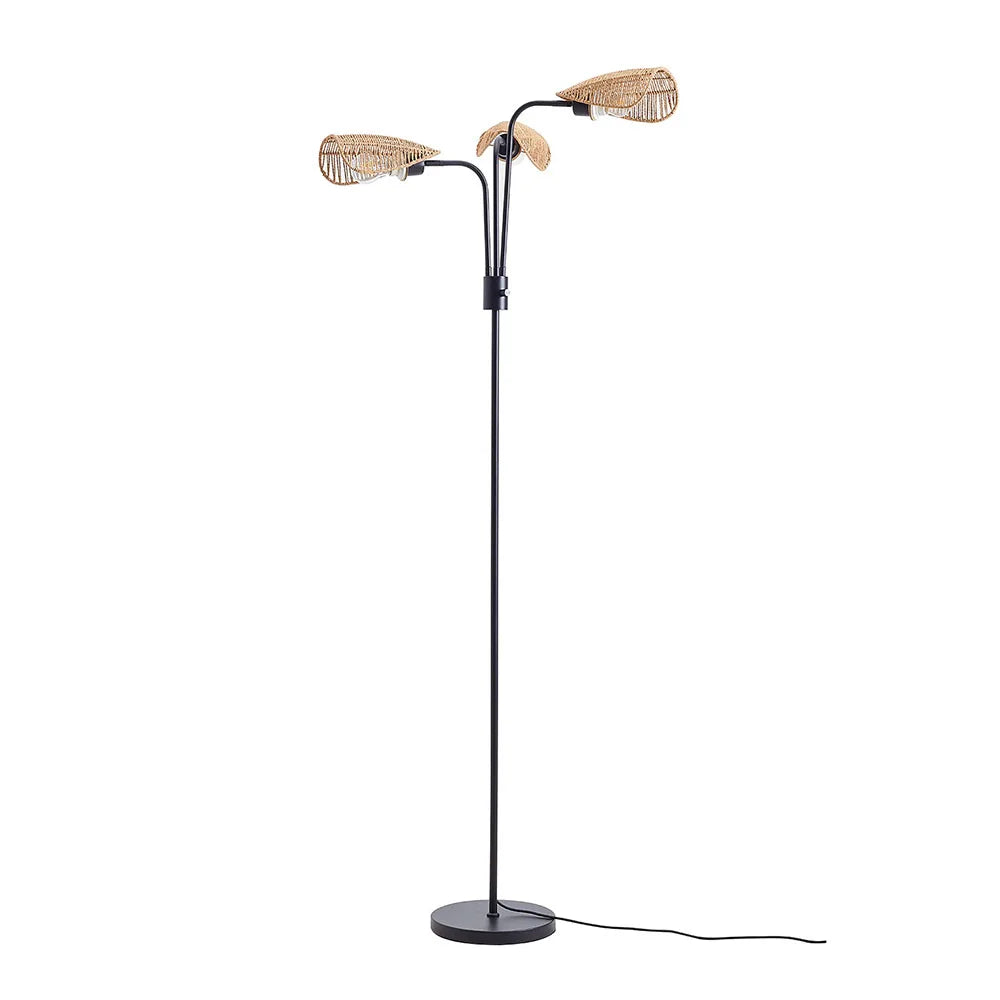Solara Woven Rope Floor Lamp