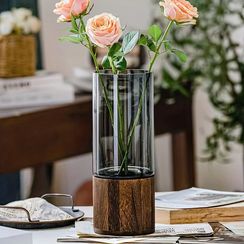 Nordhaven Glass Cylinder Vase