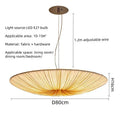 Japanese Wabi-Sabi Fabric Pendant Ceiling Light