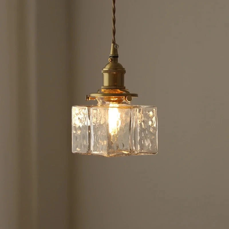 Lumière Reeded Glass Pendant Light