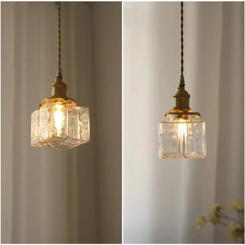 Lumière Reeded Glass Pendant Light