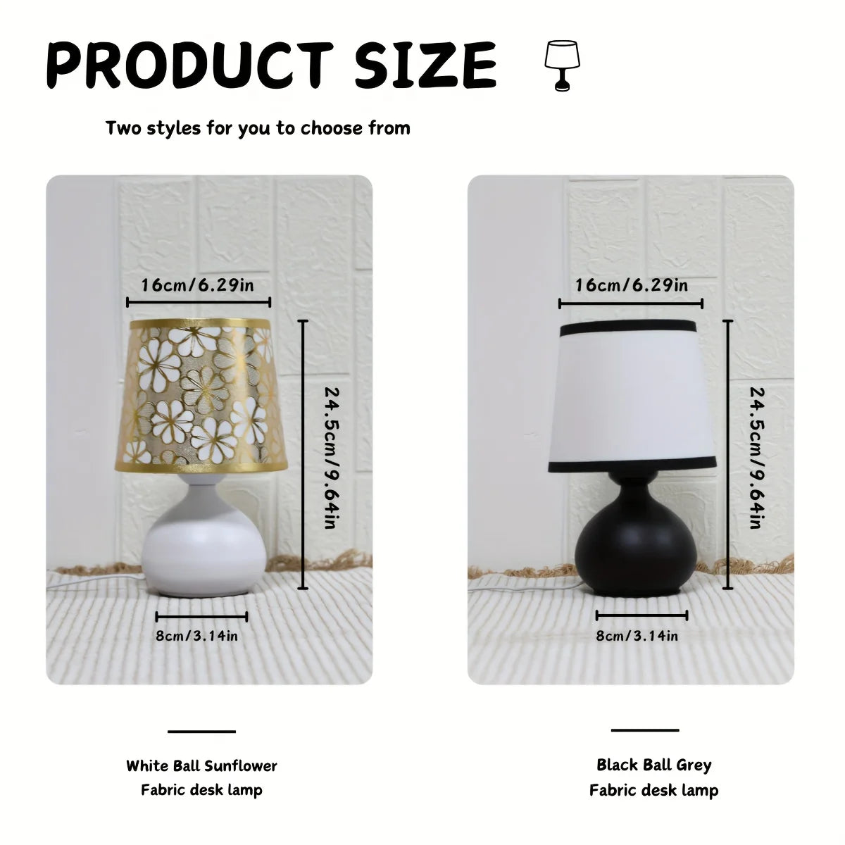 Nordic Artisan Bedside Table Lamp Collection