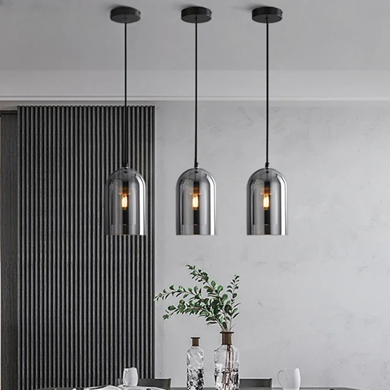 Minimalist Glass Pendant Light