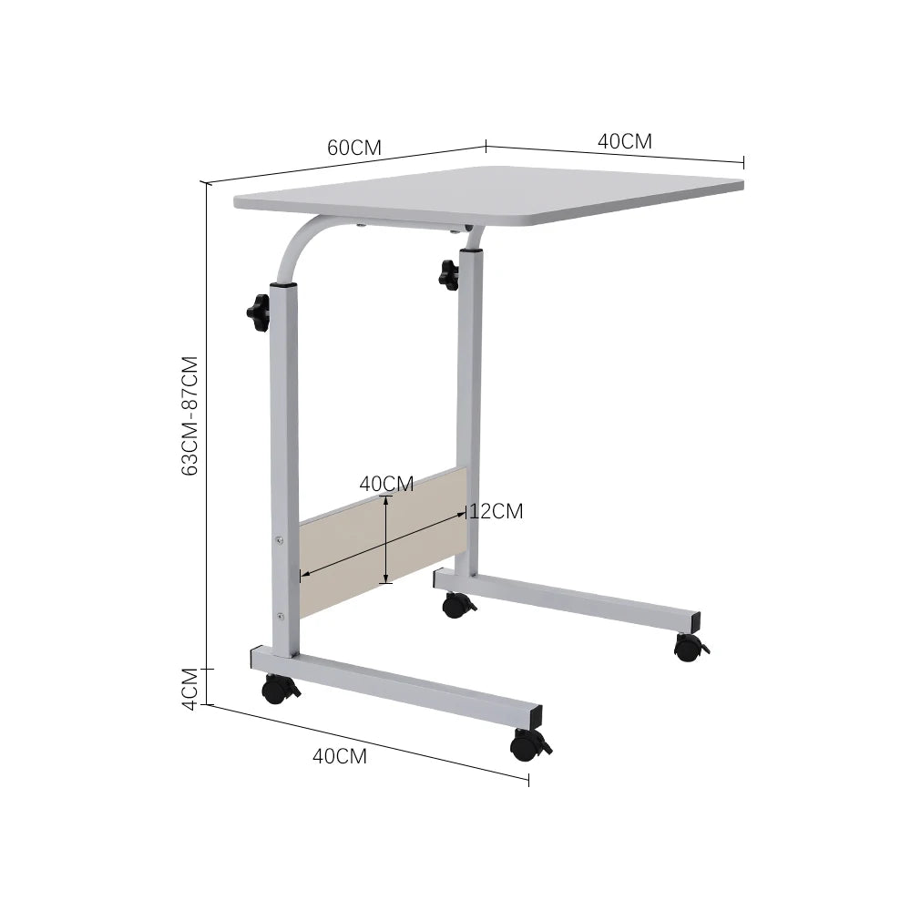 Modern Adjustable Laptop Table with Wheels