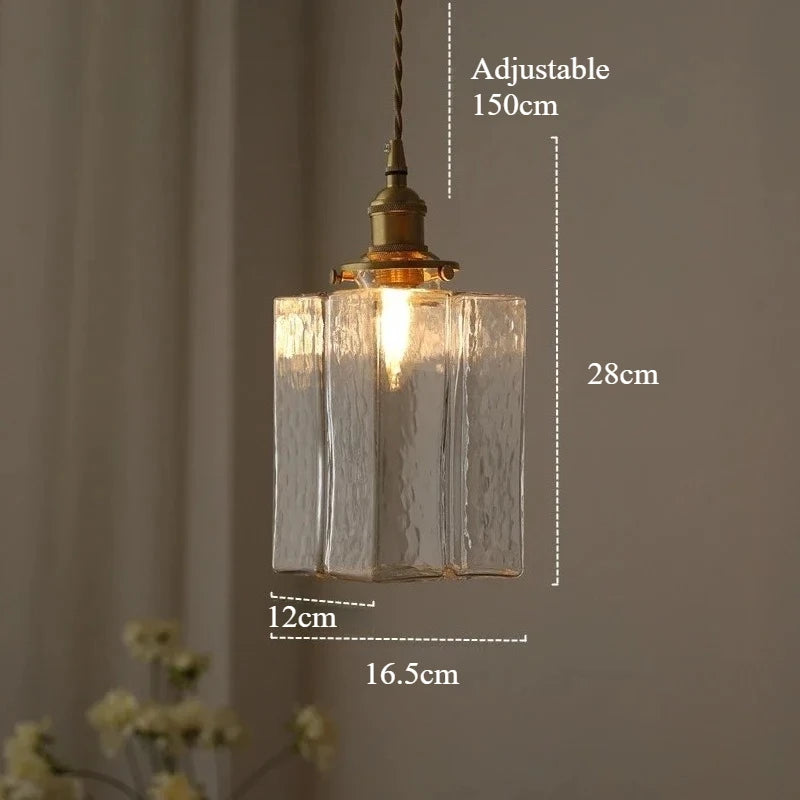 Lumière Reeded Glass Pendant Light