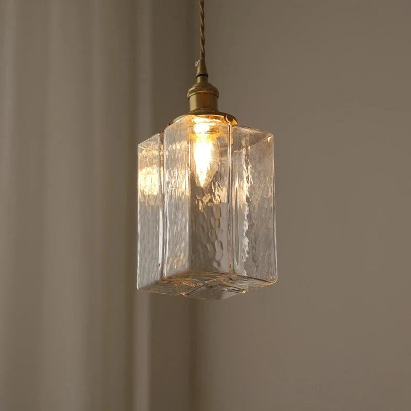 Lumière Reeded Glass Pendant Light