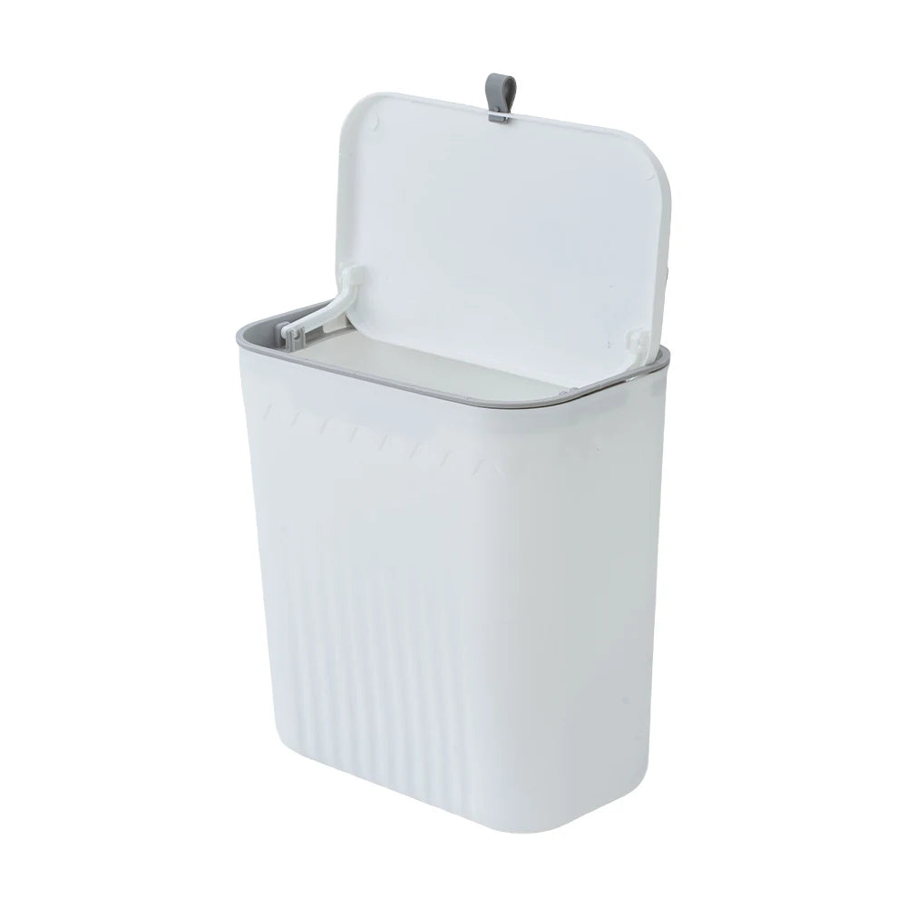 Wall-Mounted Kitchen Rubbish Bin – White