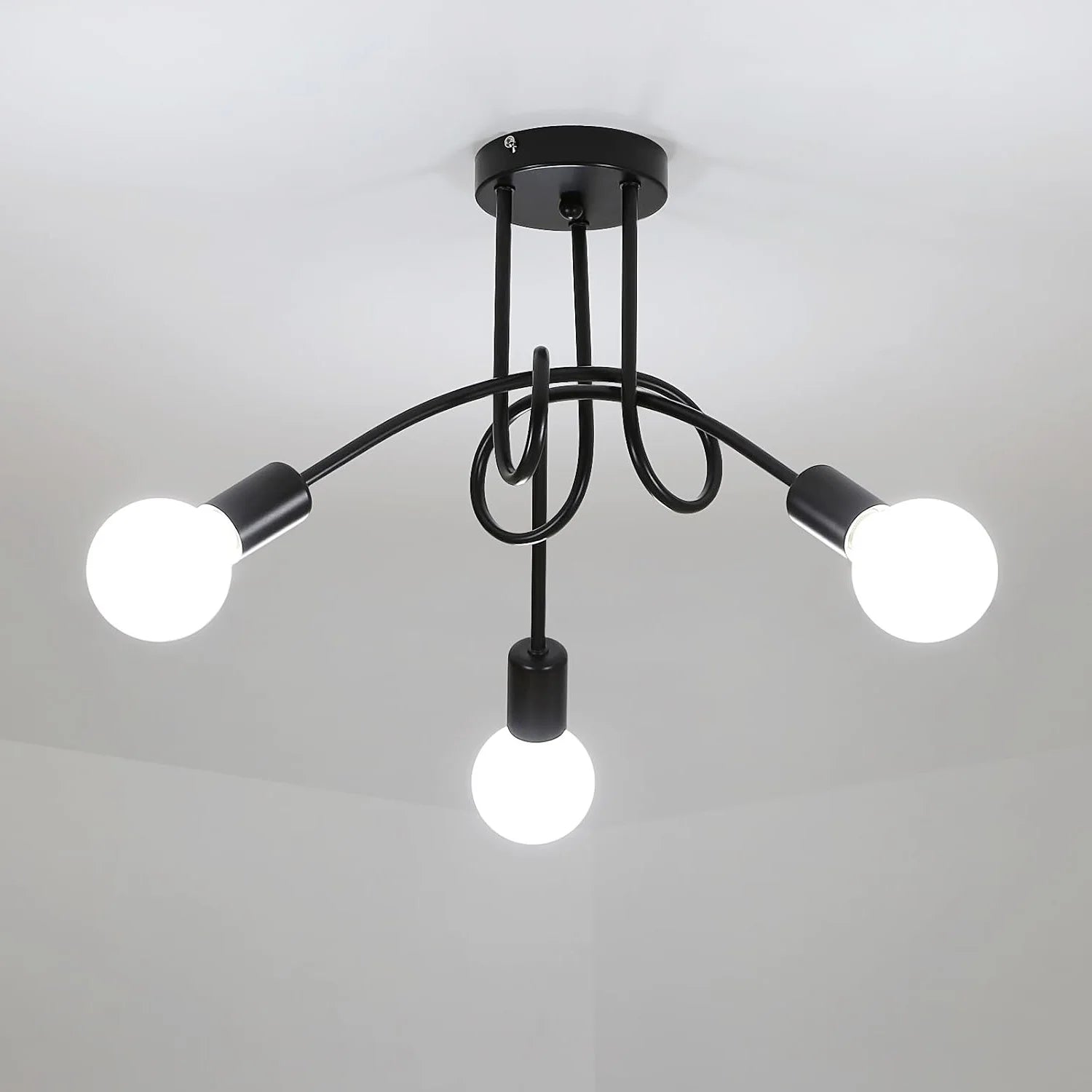 Hudson 3-Light Industrial Ceiling Light