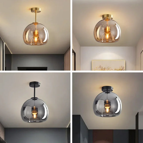 Minimalist Glass Pendant Light