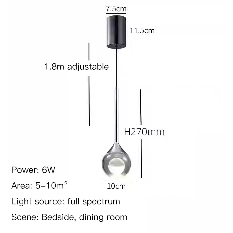 Orbis Halo Pendant Light