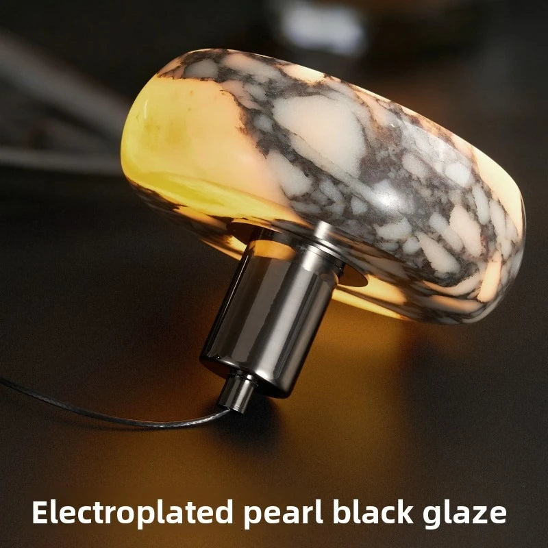 Calacatta Halo Marble Pendant Light