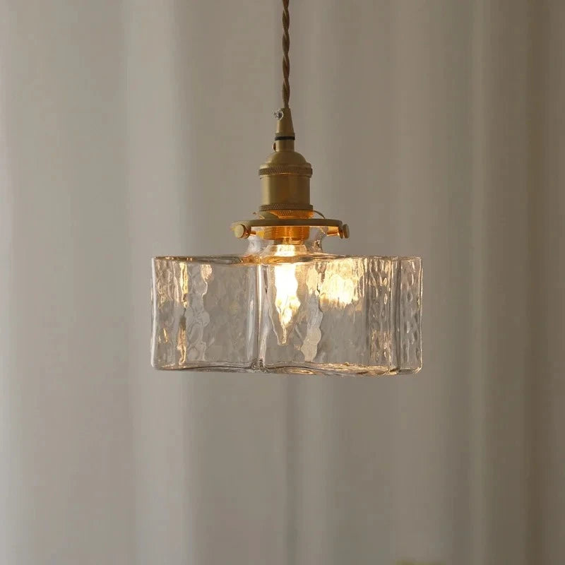 Lumière Reeded Glass Pendant Light