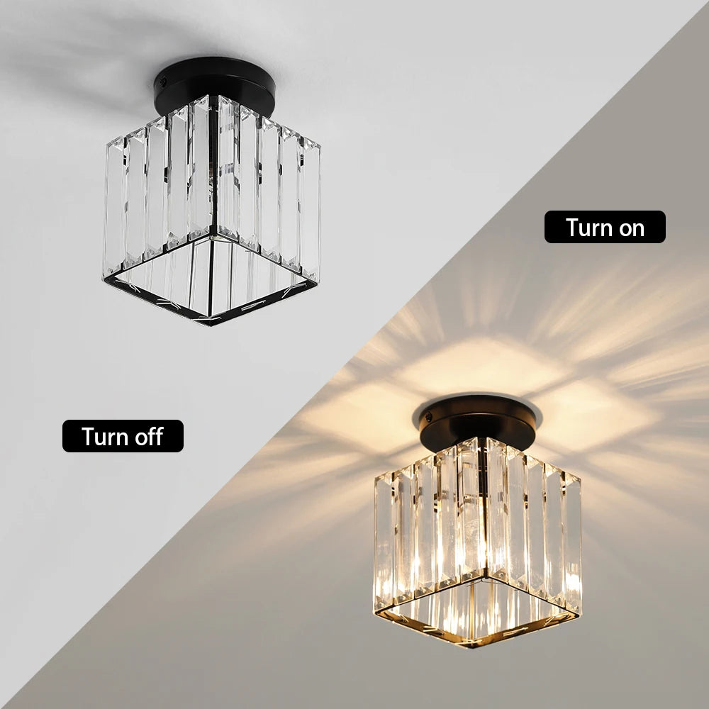 Liora Crystal Flush Mount Ceiling Light
