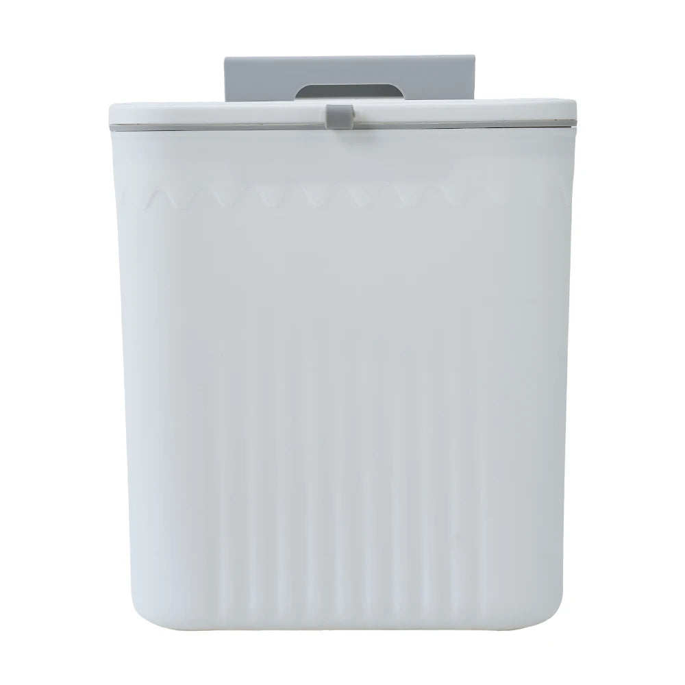 Wall-Mounted Kitchen Rubbish Bin – White