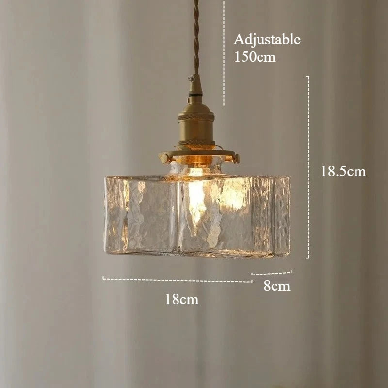 Lumière Reeded Glass Pendant Light