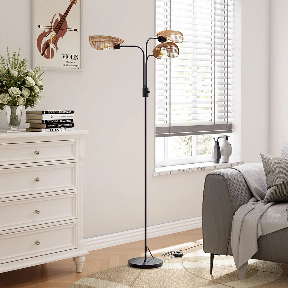 Solara Woven Rope Floor Lamp