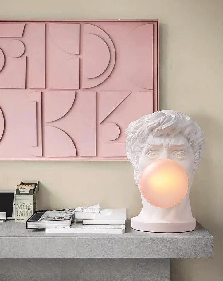 David Bubble Gum Table Lamp – Modern Artistic Resin Accent Light