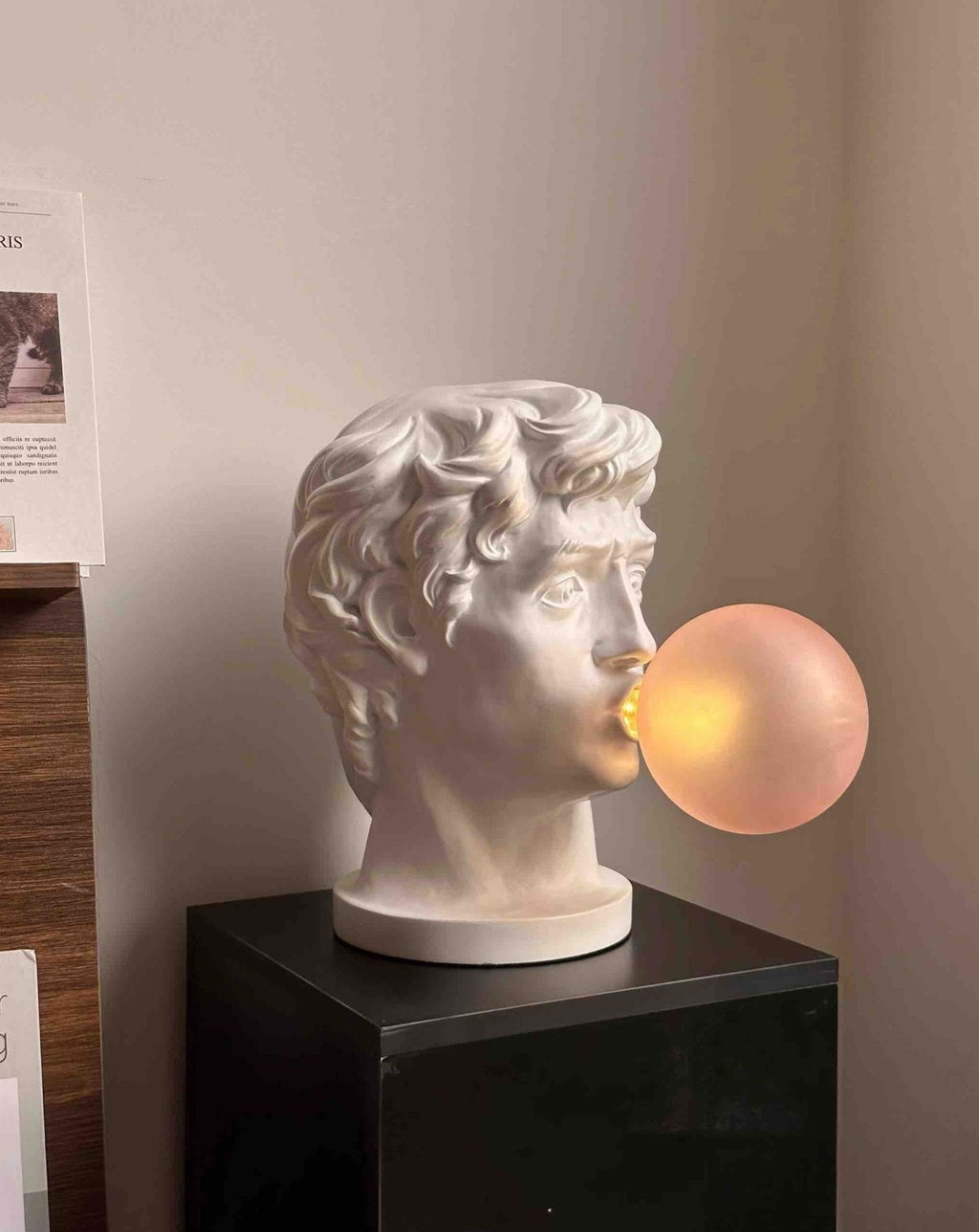 David Bubble Gum Table Lamp – Modern Artistic Resin Accent Light