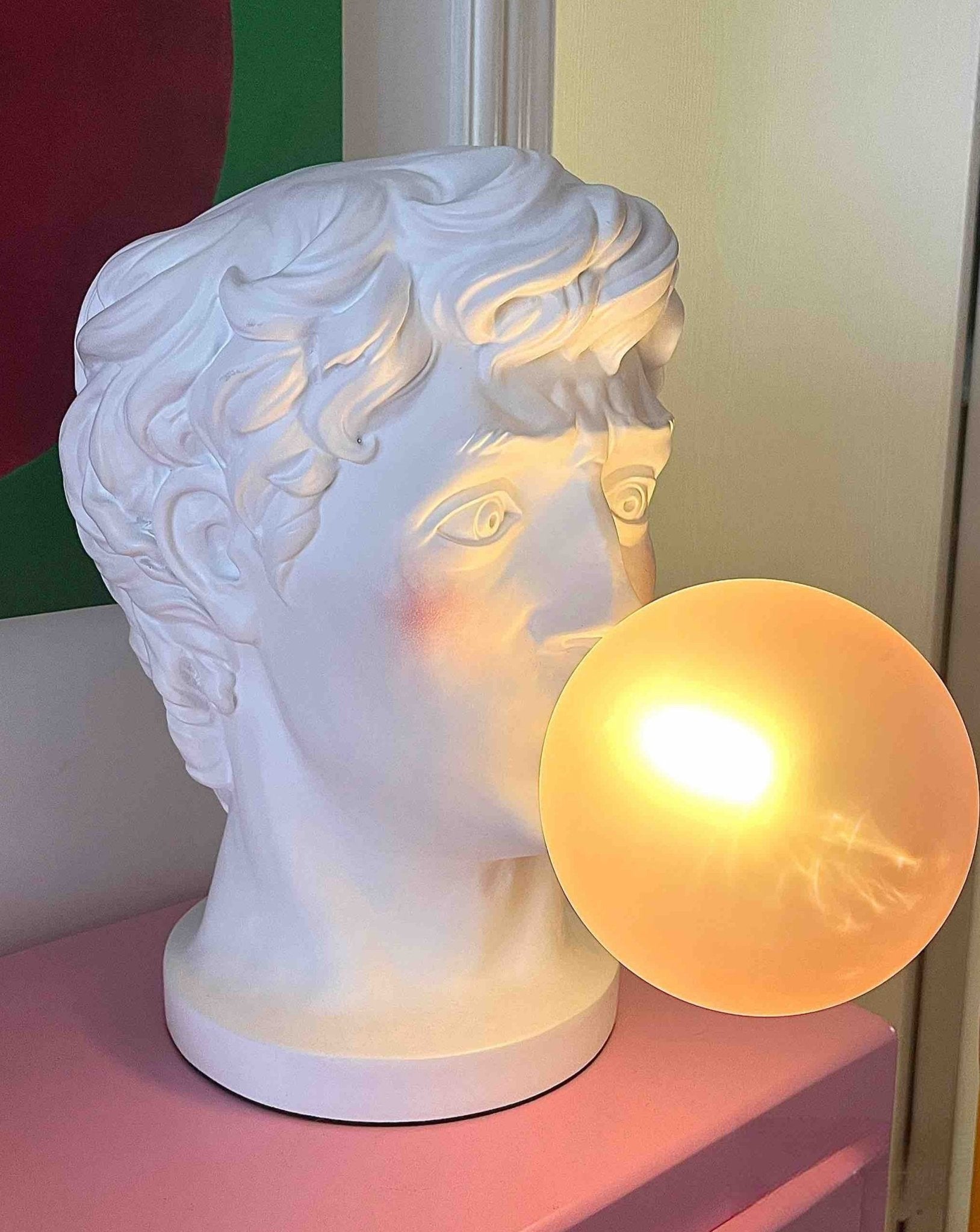 David Bubble Gum Table Lamp – Modern Artistic Resin Accent Light