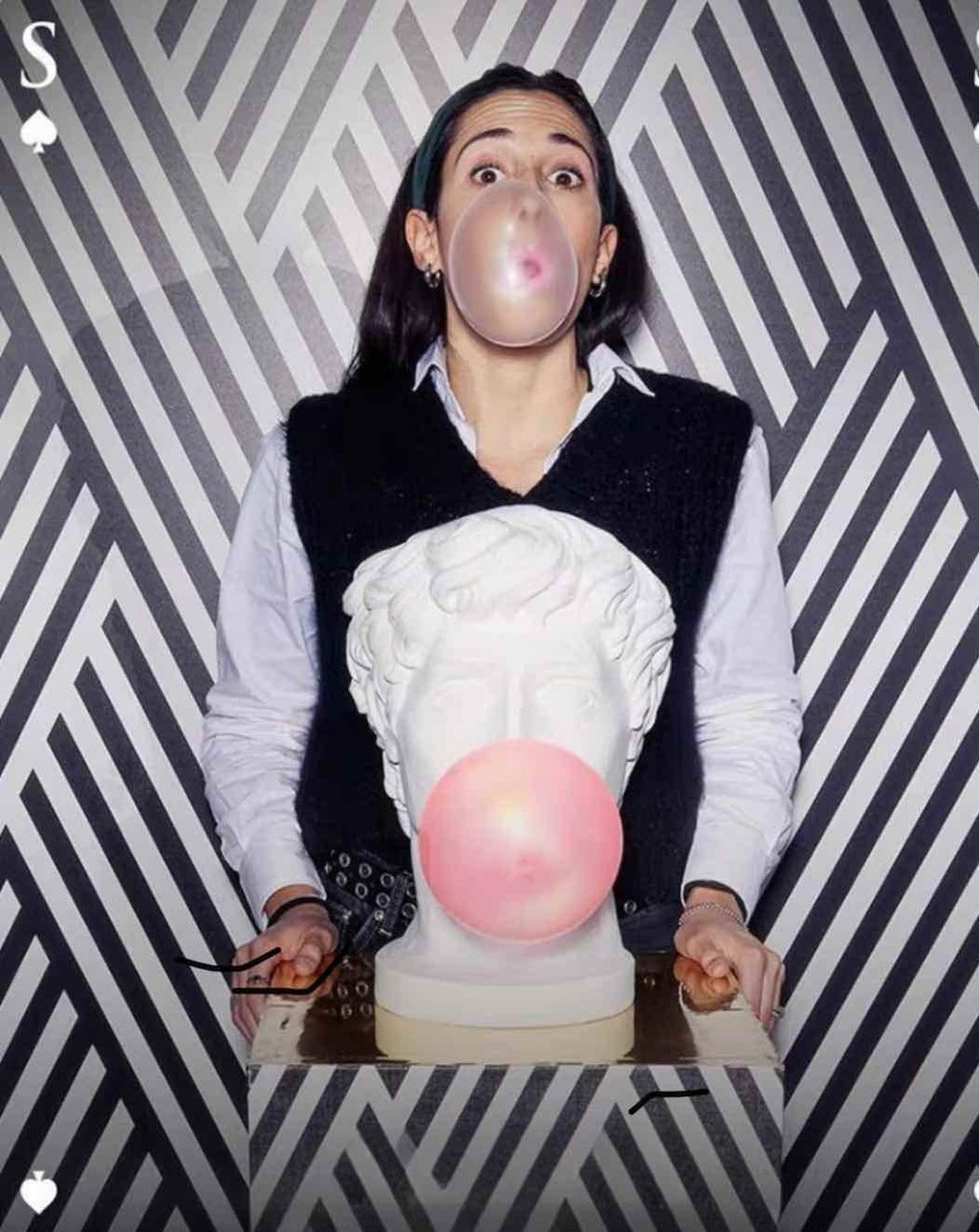 David Bubble Gum Table Lamp – Modern Artistic Resin Accent Light