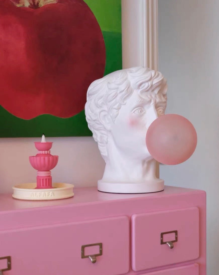 David Bubble Gum Table Lamp – Modern Artistic Resin Accent Light
