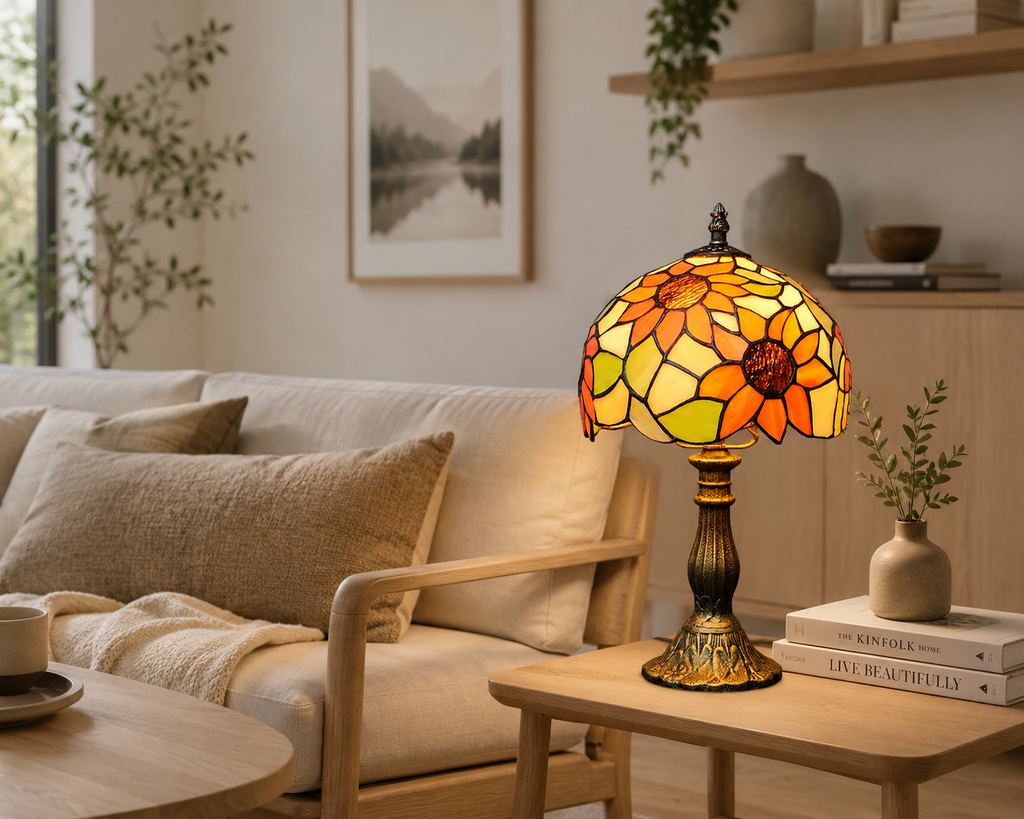 Marigold Manor Tiffany Table Lamp