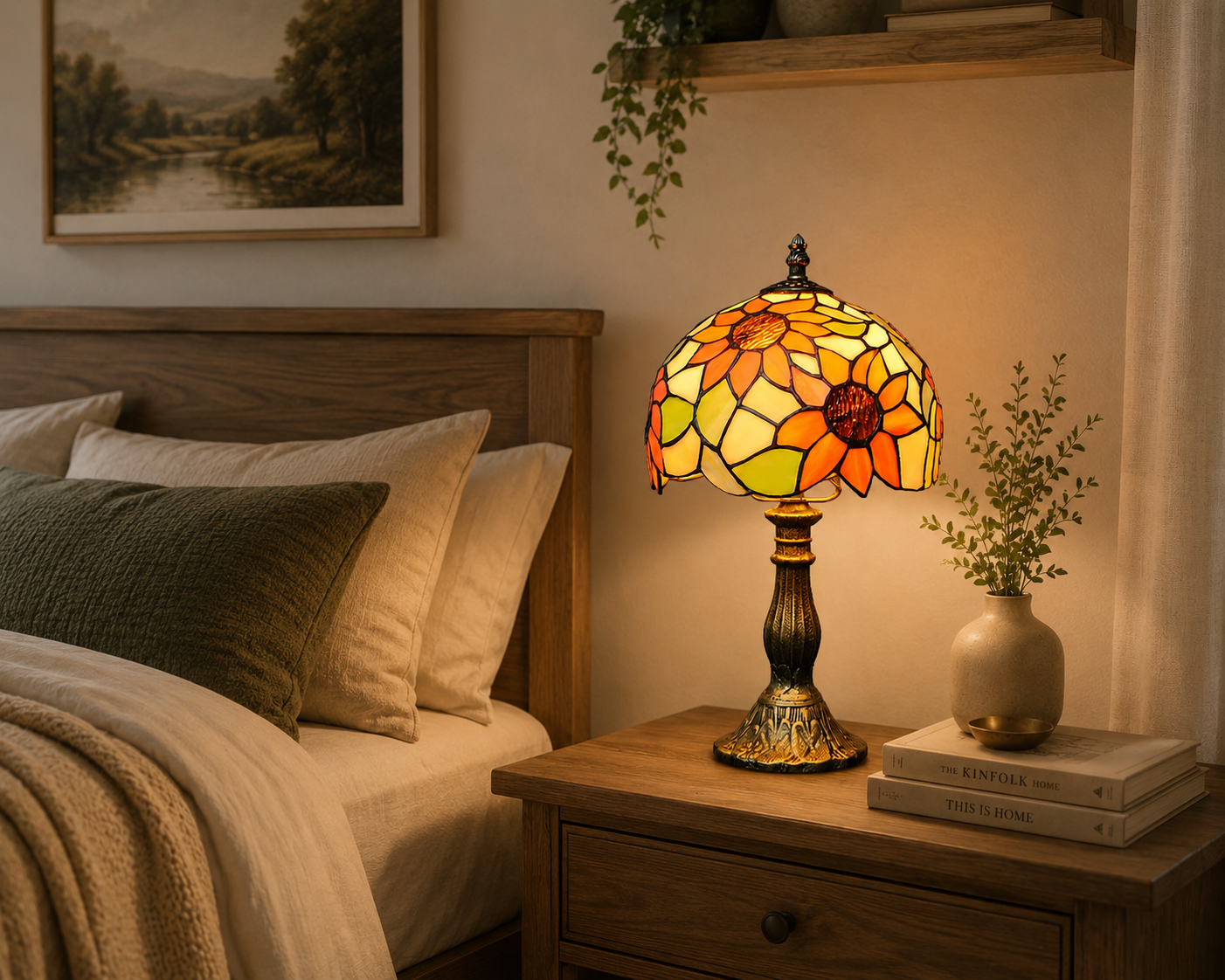 Marigold Manor Tiffany Table Lamp